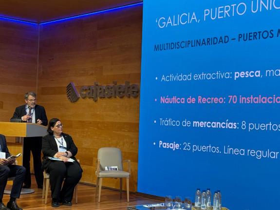 Imagen de la noticia:El presidente de Portos de Galicia detalla en el Foro Azul de Marinas de Tenerife los principales retos de la gestión de las...
