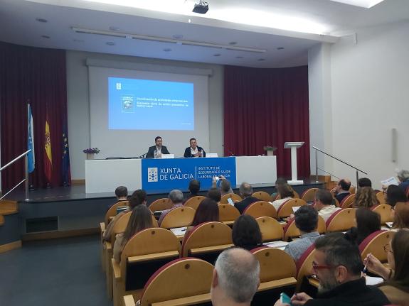 Imagen de la noticia:La Xunta refuerza su compromiso con la seguridad y salud laboral en una nueva jornada de coordinación empresarial en la acci...