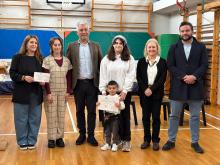Valentín García gaba o “compromiso coa nosa cultura e idioma” dos centros escolares a través do Concurso das Letras Galegas dedicado ás Cantareiras
