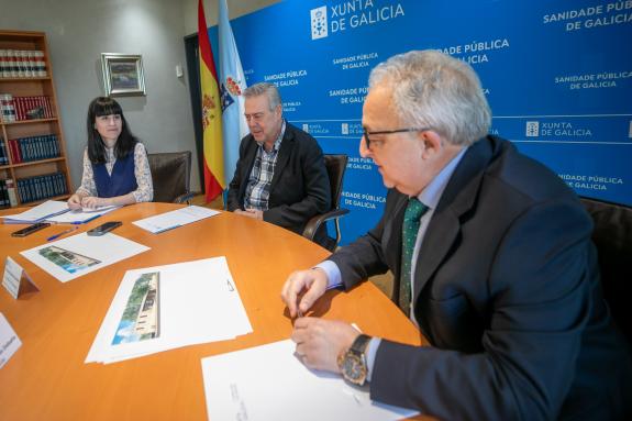 Imaxe da nova:Gómez Caamaño informa ao alcalde de Muíños da licitación das obras de construción do novo centro de saúde por 1,3 M€