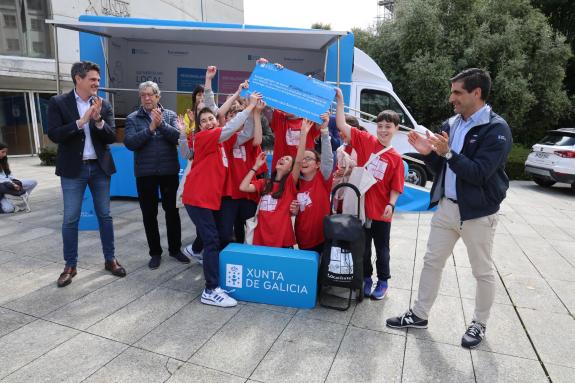 Imaxe da nova:A Xunta achega a capacidade vertebradora do comercio local á mocidade lucense na última xornada do programa piloto da iniciativa ´L...