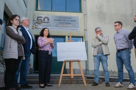 Imaxe da nova:Belén do Campo anuncia a licitación das obras de rehabilitación integral do CEIP Barrié de la Maza de Santa Comba cun investimento ...