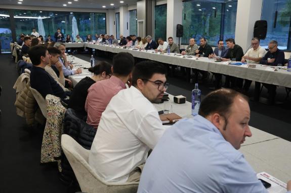 Imaxe da nova:Javier Arias explica ante empresarios lucenses as últimas liñas de axudas da Xunta para emprendedores