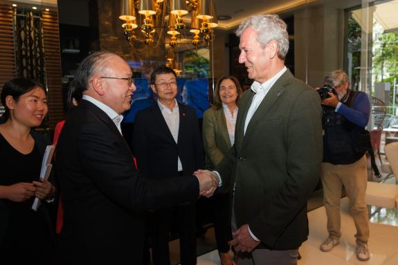 Imaxe da nova:Rueda avalía co presidente de CITIC Group novas oportunidades de colaboración entre Galicia e China