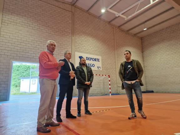 Imaxe da nova:A Xunta subvenciona con 60.000 euros as obras de renovación das instalacións do Pavillón do Toural, en Vilaboa