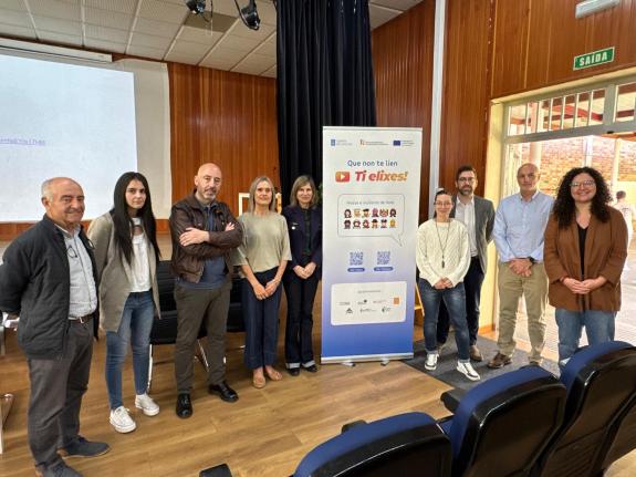 Imagen de la noticia:La Xunta acerca la escolares de Ponteareas el programa ´Ti elixes´ a favor de continuar rompiendo con los estereotipos de gé...