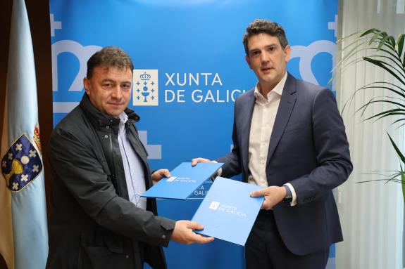 Imaxe da nova:A Xunta e o Concello de Monterroso asinan un convenio de colaboración para humanizar varias rúas da localidade