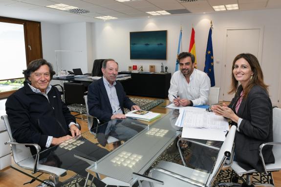 Imaxe da nova:O conselleiro de Presidencia, Xustiza e Deportes, Diego Calvo reúnese co alcalde de Beariz
