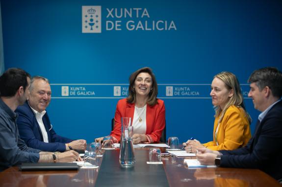 Imaxe da nova:A Xunta e o Concello da Laracha avalían o proxecto para a construción dunha nova EDAR en Caión