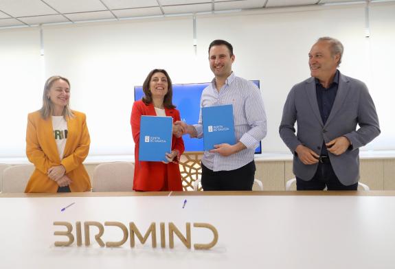 Imaxe da nova:A Xunta salienta a contribución de empresas como Birdmind a que Galicia avance na consecución dos obxectivos climáticos e da econom...