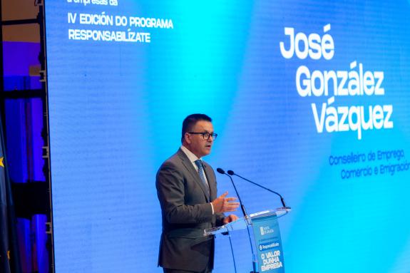 Imagen de la noticia:La Xunta entrega el sello Responsabilízate a más de 200 pymes por su avance a favor de un modelo empresarial sostenible en l...