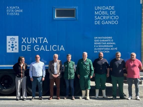 Imaxe da nova:Medio Rural salienta a acollida do matadoiro móbil de Galicia con máis de 200 servizos no seu primeiro ano de funcionamento