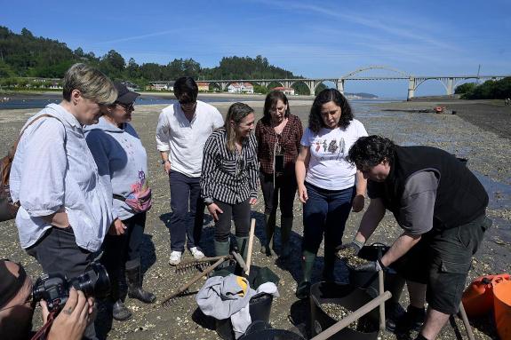 Imaxe da nova:Belén do Campo participa na sementeira de 500.000 unidades de ameixa xaponesa organizada pola confraría de Miño para á recuperación...