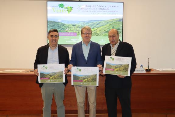Imaxe da nova:O delegado territorial da Xunta en Ourense participa na presentación do ‘XI Ourense Vinis Terrae’