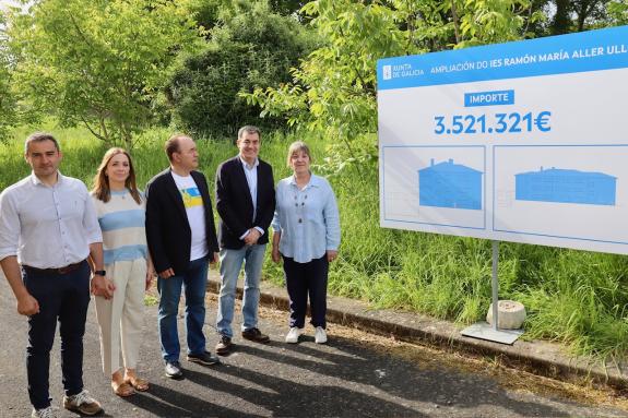 Imagen de la noticia:A Xunta eleva a máis de 3,5 M€ o orzamento para ampliar o instituto Ramón Mª Aller Ulloa de Lalín