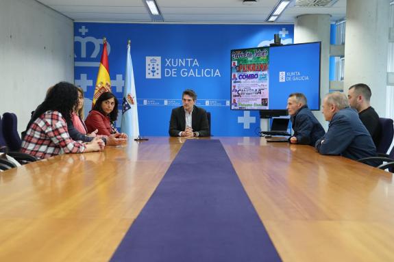 Imaxe da nova:A delegación territorial acolle a presentación das Festas do barrio do Castiñeiro, en Lugo, que comezarán o xoves co apoio da Xunta