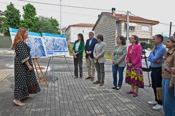 Imaxe da nova:A Xunta licita por 2,8 M€  as obras de mellora de 13 travesías urbanas en Ourense, entre elas a renovación integral do treito da OU...