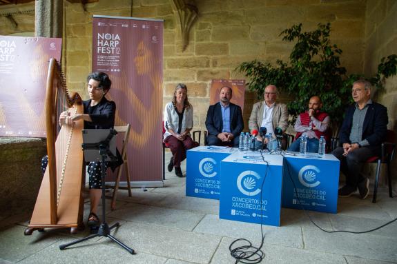 Imaxe da nova:O Noia Harp Fest enriquece a proposta dos concertos do Xacobeo co único evento do noroeste pensinsular dedicado á arpa