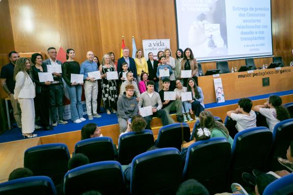 Imagen de la noticia:Gómez Caamaño destaca el compromiso con la donación y los trasplantes de los más de 5.600 participantes en los concursos esc...