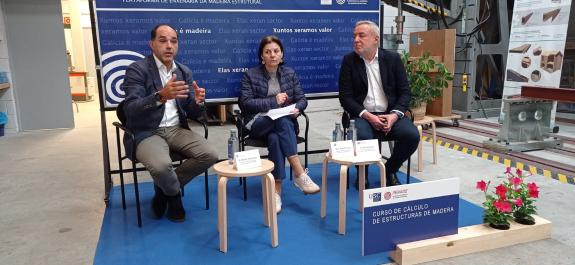Imaxe da nova:A Xunta apoia a formación técnica do sector forestal para incentivar o uso da madeira como elemento construtivo