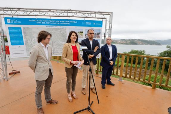 Imaxe da nova:A Xunta suma un novo treito de senda na PO-308 en Poio, entre Fontenla e Combarro, cun investimento de  1,7 M€