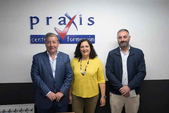 Imagen de la noticia:Belén do Campo visita los cursos AFD del centro de formación Praxis de Vigilancia, Seguridad privada, Protección de personas...