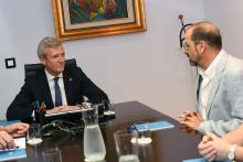 Rueda e o presidente da Real Academia Galega reforzan a cooperación para impulsar a lingua