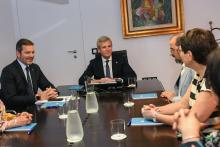 Rueda e o presidente da Real Academia Galega reforzan a cooperación para impulsar a lingua