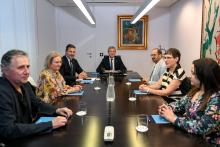 Rueda e o presidente da Real Academia Galega reforzan a cooperación para impulsar a lingua