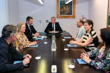 Rueda e o presidente da Real Academia Galega reforzan a cooperación para impulsar a lingua