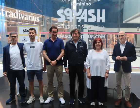 Imaxe da nova:Lete destaca as carreiras de Xisela Aranda e Borja Golán como a base sobre a que construír o futuro do squash galego que será olímp...