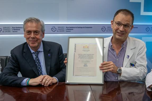 Imagen de la noticia:El Servicio de Anatomía Patológica del Hospital Clínico Universitario de Santiago es reconocido con la acreditación ISO 1518...