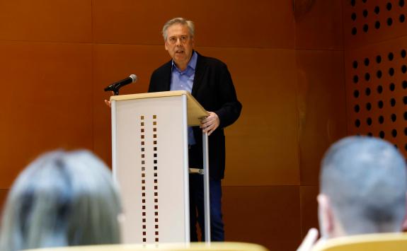 Imaxe da nova:Gómez Caamaño destaca o cambio de paradigma que xa está a supoñer a introdución da intelixencia artificial no mundo da radioloxía