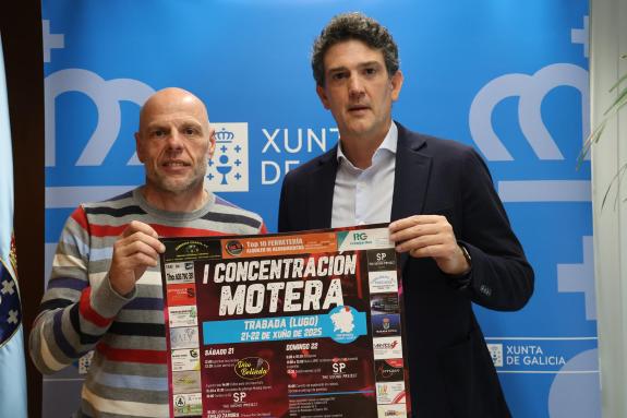 Imaxe da nova:A Xunta colabora coa primeira concentración moteira de Trabada, que se celebrará os días 21 e 22 de xuño