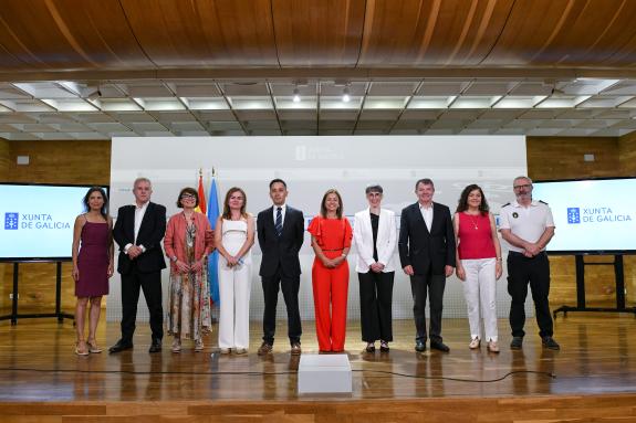 Imaxe da nova:Villaverde destaca a bagaxe e talante dialogante dos novos directores xerais da Consellería do Mar