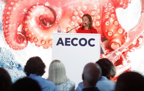 Imaxe da nova:A conselleira do Mar destaca os 25 anos de AECOC no fortalecemento da cadea mar-industria co consumidor no centro de acción