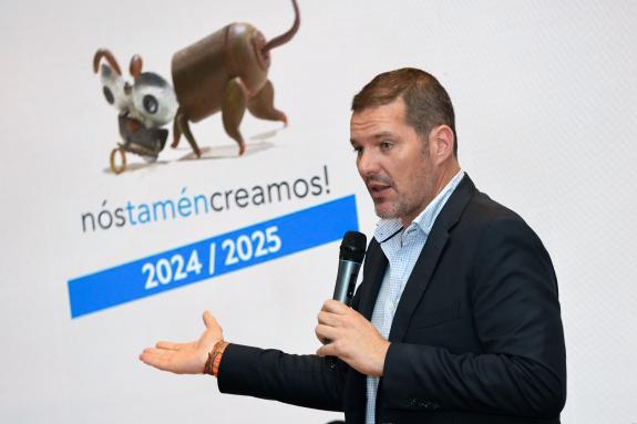 Imaxe da nova:López Campos enxalza o valor do audiovisual para potenciar a creatividade, e en galego, do alumnado