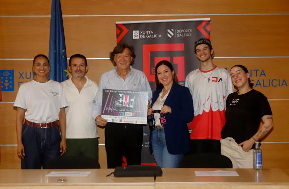 Imaxe da nova:Lete destaca a puxanza do Hip Hop galego con 14 medallas no mundial de Narón, na presentación da  final da liga organizada pola Xun...