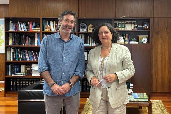 Imagen de la noticia:Belén do Campo y el alcalde de Vilasantar se reúnen para seguir avanzando en las vías de colaboración entre ambas administra...