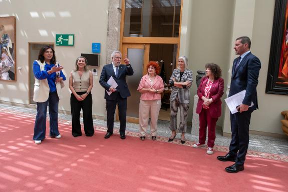 Imaxe da nova:Xunta, Parlamento, Concello e Arquidiocese constitúen o Padroado da Fundación Panteón de Galegas e Galegos Ilustres
