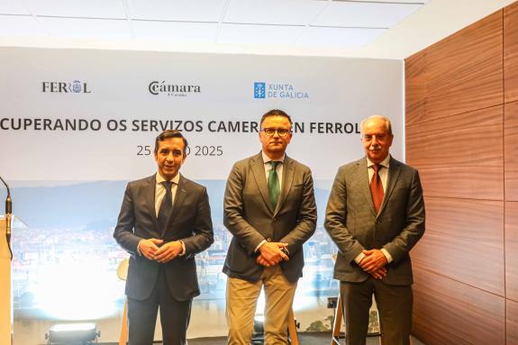 Imagen de la noticia:La Xunta destaca la recuperación de los servicios camerales de Ferrol como un ejemplo de colaboración público-privada a favo...