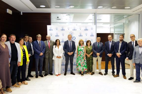 Imagen de la noticia:Rueda ensalza el compromiso del tejido empresarial ourensano como motor económico y laboral