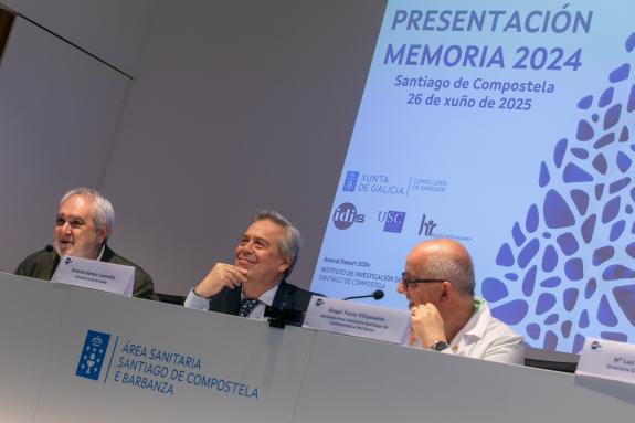 Imagen de la noticia:El conselleiro de Sanidade destaca la sólida trayectoria del Instituto de Investigación Sanitaria de Santiago de Compostela,...