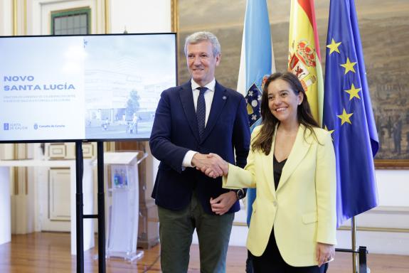 Imagen de la noticia:Rueda refrenda el compromiso de la Xunta con A Coruña con la firma del convenio para rehabilitar el mercado de Santa Lucía c...
