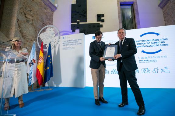 Imaxe da nova:O Servizo Galego de Saúde, recoñecido a nivel internacional polo control das súas emisións e o seu compromiso co cambio climático