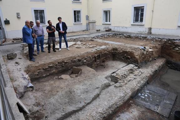 Imaxe da nova:Arias destaca a contribución do Balneario de Lugo para enriquecer o patrimonio arqueolóxico da cidade