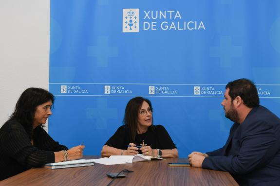 Imaxe da nova:A directora de Agader reúnese co alcalde de San Xoán de Río para avanzar no seu proxecto de innovación rural