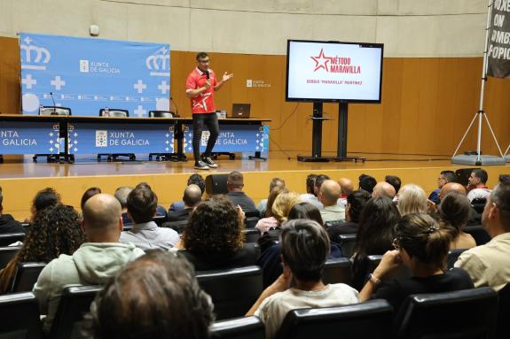 Imagen de la noticia:La Delegación de la Xunta en Lugo acoge hoy la charla motivacional contra el bullying de Sergio 'Maravilla' Martínez