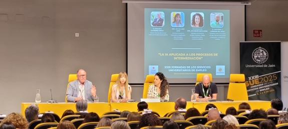 Imaxe da nova:A Xunta destaca en Jaén a ferramenta EMi como exemplo do éxito da intelixencia artificial na intermediación laboral