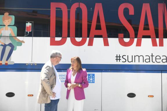Imagen de la noticia:La campaña `No olvides donar antes de veranear´ de la Agencia de Donación de Órganos y Sangre llega al Ayuntamiento de Ames
